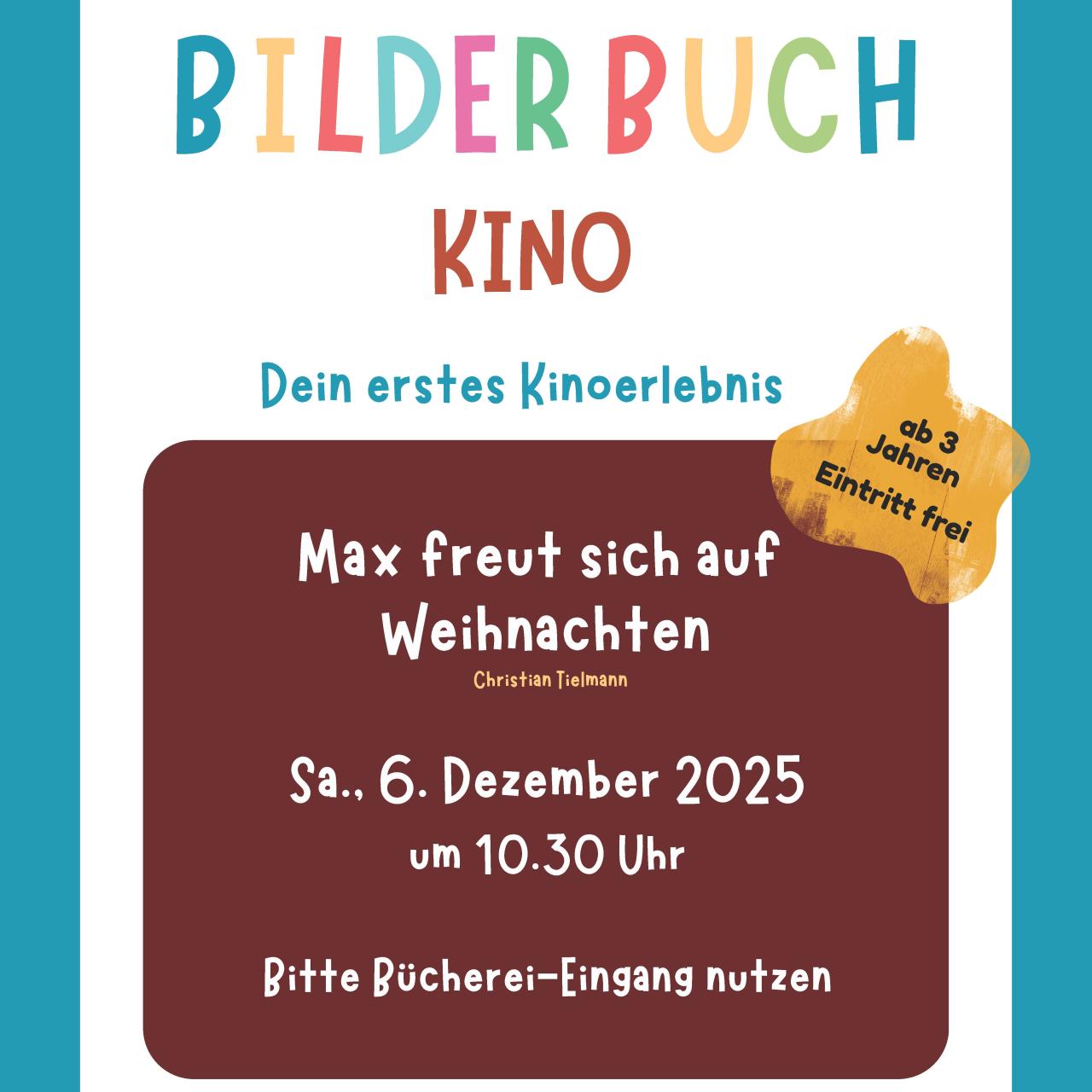 Bilderbuchkino - Max freut sich auf Weihnachten